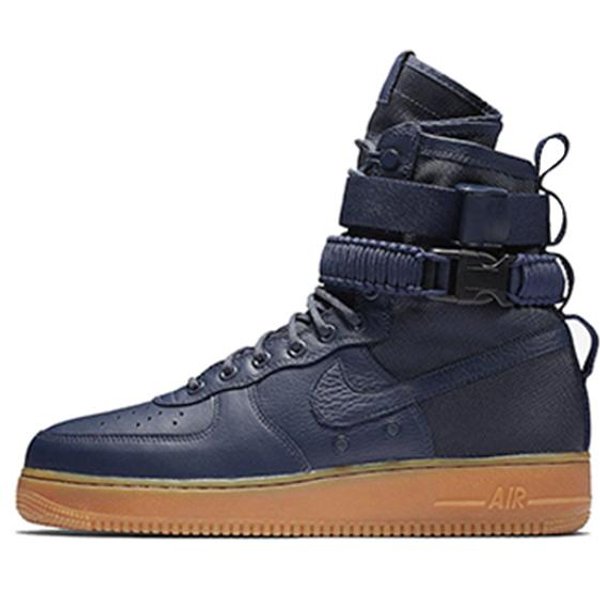 Nike Sf Air Force 1 High Azul Marino Goma 864024-400 41-image