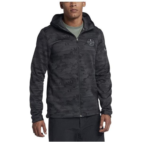 Chaqueta Con Capucha Y Cremallera Con Logo De Estampado De Camuflaje Nike Para Hombre Chaquetas Negro 890573-060 L Black-image