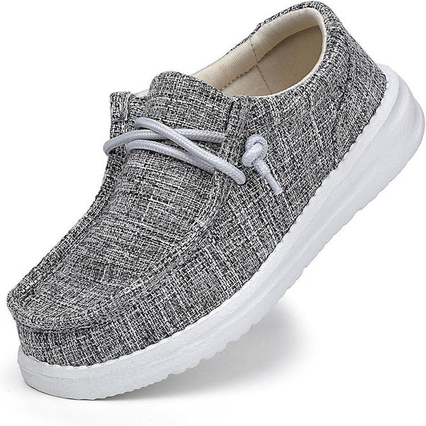 Mocasines Para NiñOs Zapatos Zapatillas Planas Para NiñOs Zapatos Casuales Para NiñOs PequeñOs Zapatos Transpirables Con Cordones Para Exteriores Suela Suave Color SóLido 34-image