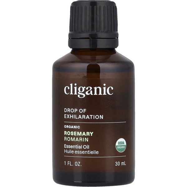 Cliganic, Aceite Esencial OrgáNico De Romero, 30Ml (1 Onza LíQuida)-image