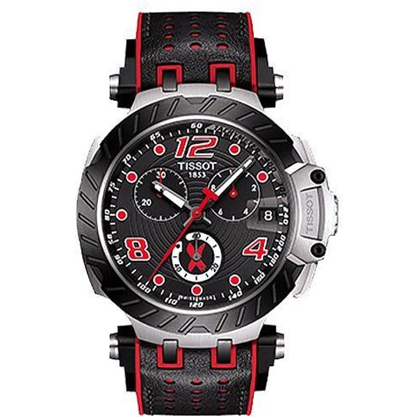 Reloj Tissot Serie Racing Movimiento De Cuarzo EdicióN Especial Motogp Relojes Para Hombre Acero Negro Caucho T115.417.27.057.02 Basic Set (Wrist Watch+Watch Box),Black Dial-image