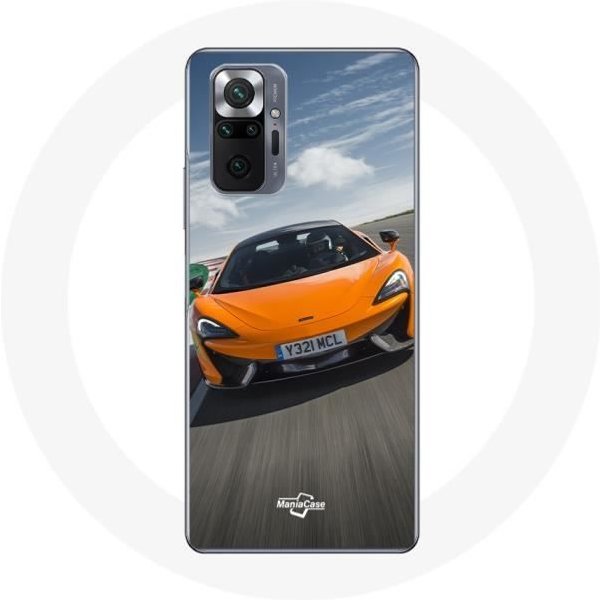 Funda - Maniacase - Xiaomi Redmi Note 10 Pro - Naranja - FóRmula 1 Mclaren - Silicona Blanda Naranja-image