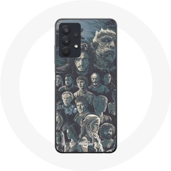 Funda - Maniacase - Samsung Galaxy A32 5G - Juego De Tronos - Flexible - Gris Gris-image