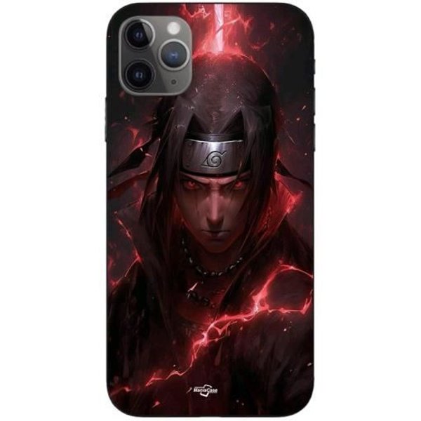 Funda Maniacase Para Iphone 11 Pro Max Itachi Uchiha Anime Fanart 3D-image