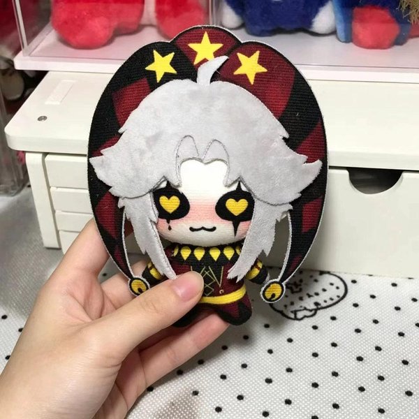 MuñEco De Peluche Colgante Payaso De Circo Game Freak 10 Cm Pierrot Divertido Con CorazóN Juguete Relleno MuñEca Coleccionable Para Fans Regalo De Vacaciones 10Cm Black-image