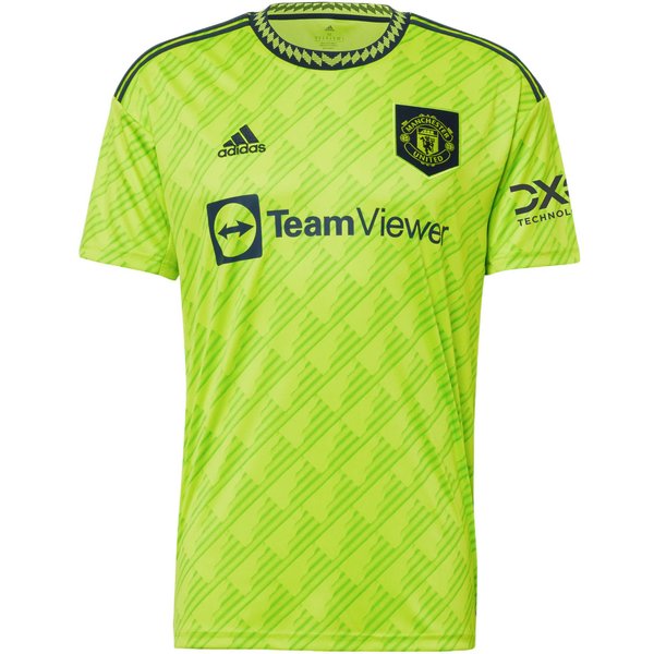 Camiseta De FúTbol Adidas Manchester United Para Hombre Verde 3XL-image