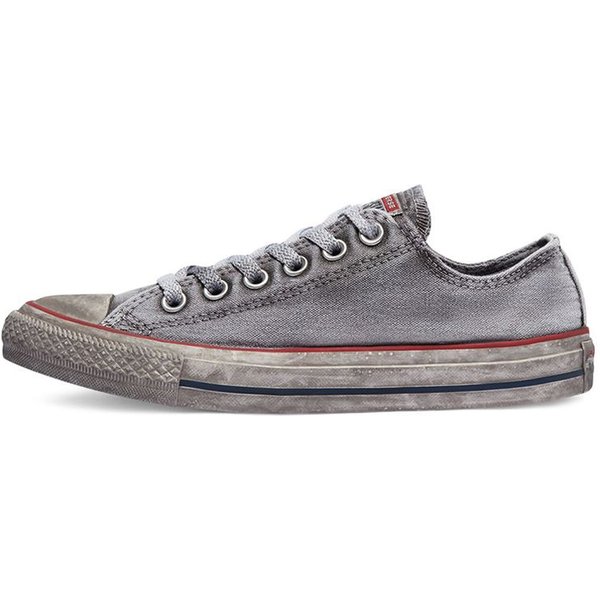 Converse Chuck Taylor All Star Basic Wash Trampki PłóCienne Niskie Unisex Szare 156892C 37.5 Gray-image