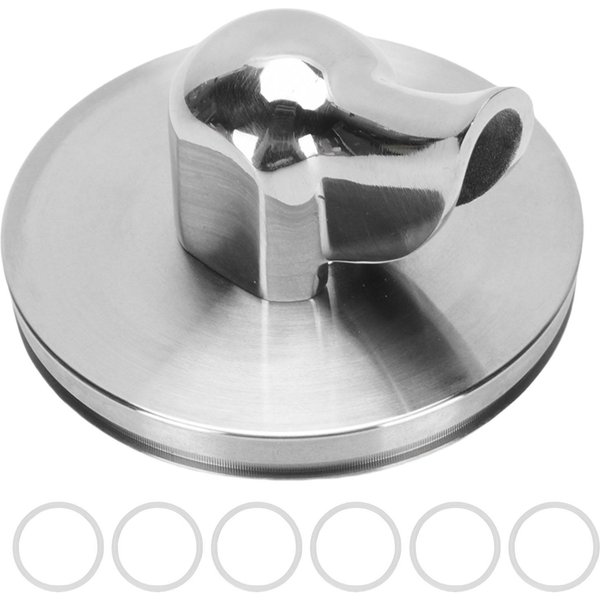 54Mm Portafilter Wylewka Bezdenny Do Wylewkowego Ekspresu Do Kawy Wylewka Portafiltera 304 Stal Nierdzewna Gray-image