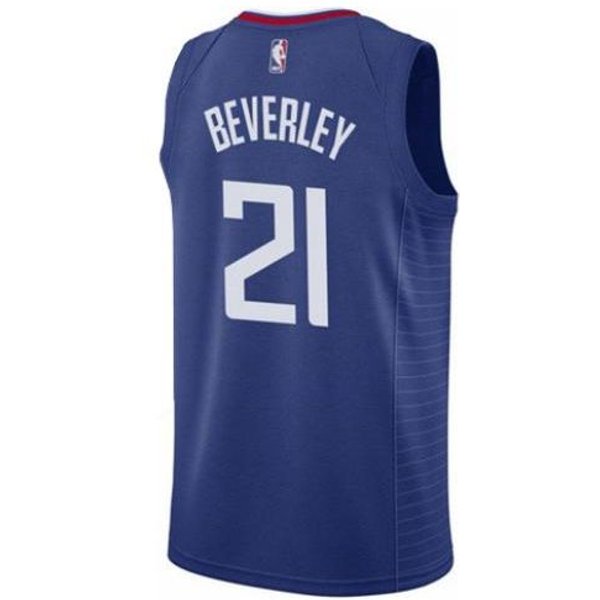 Nike NBA Clippers Beverly No. Camiseta Sin Mangas SW Fan Edition Para Hombre, Color Azul, 864481-499 XXL Blue-image