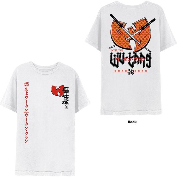Koszulka Unisex Wu Tang Clan Swords Tee Xxxxl Gray-image