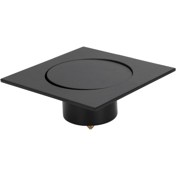 Colador De DesagüE De Piso Tipo Pop Up Para BañO Ducha Inodoro Drenaje RáPido Cuadrado Antidesbordamiento Resistente A Olores(Negro )-image