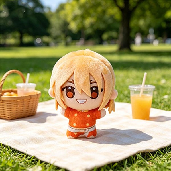 10 Cm Nanami Sai Pluszowe Lalki Brelok Anime Kamień Cosplay Ishigami Senku Pluszowa Zabawka BawełNa Ryusui Nanami Pluszowa Lalka Prezent ŚWiąTeczny-image