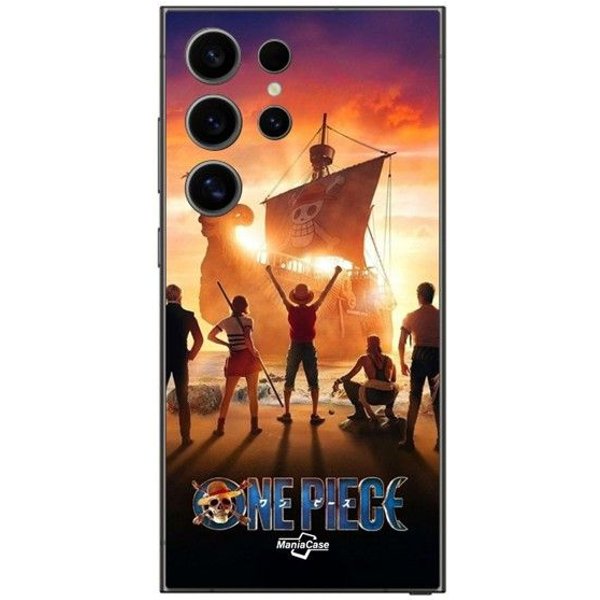 Coque - Maniacase - Samsung Galaxy S25 Ultra - Noir - Souple - One Piece Manga Anime Negro-image