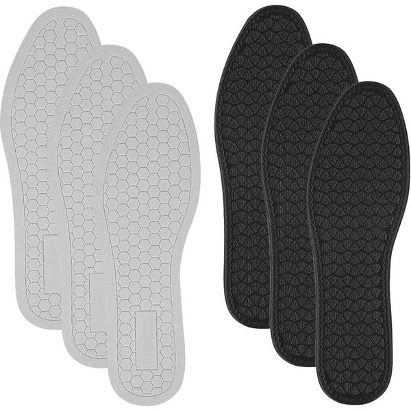 3 Pares Plantillas Transpirables Para Zapatos Inserciones Recortables AmortiguacióN Suave Comodidad Al Caminar Plantillas Deportivas Amortiguadoras De Impactos White-image