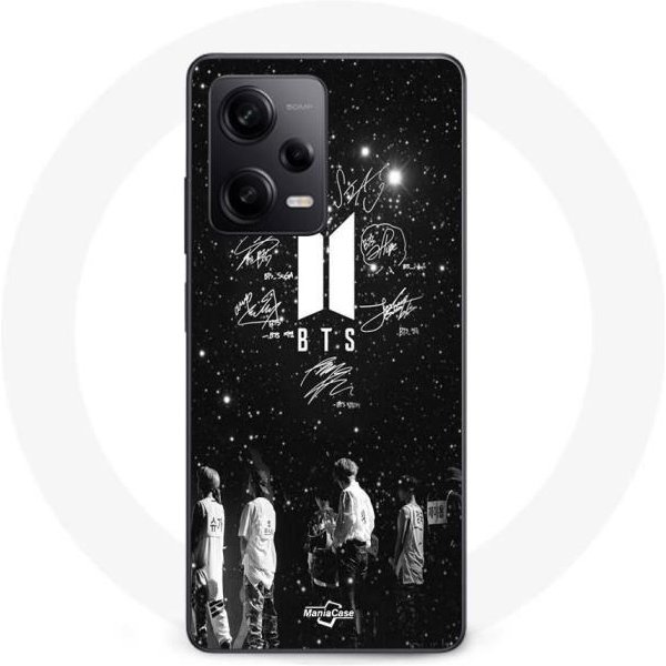 Coque Maniacase Pour Xiaomi Redmi Note 12 Pro 5G Bts Signature Nuit Etoilé Negro-image