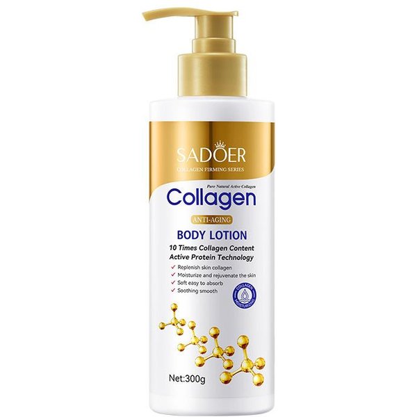 LocióN Corporal De ColáGeno 300 G Sadoer Hidratante Hidratante Refrescante Hidratante 300G-image