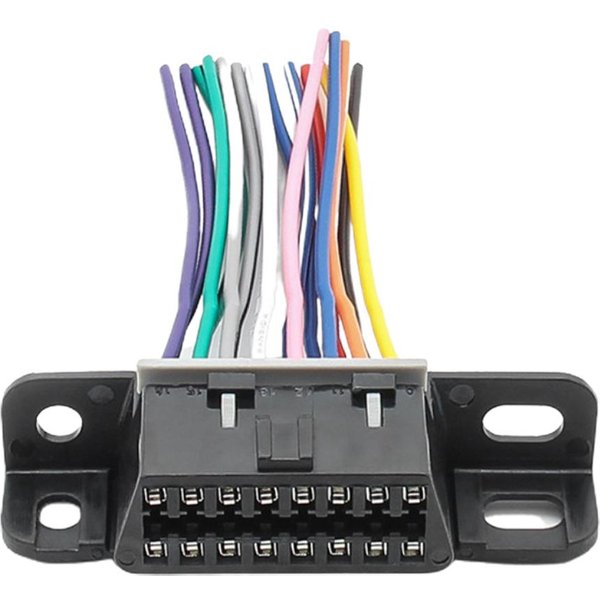 Kabel 16-Pinowy OBD2 ŻEńSki PrzedłUżAcz ZłąCza Kabel Adaptera OBD2 Czarny-image