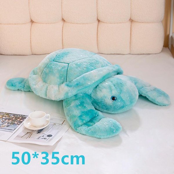 Juguete De Peluche De Tortuga Kawaii Relleno Animal Suave Almohada CojíN De Tortuga Marina DecoracióN Del Hogar Regalo De CumpleañOs Para NiñOs NiñAs-image