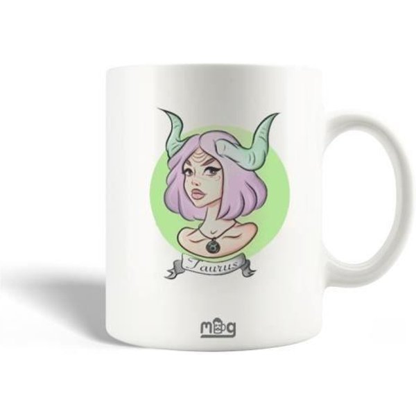 Taza - Maniacase - HoróScopo Del DíA Tauro - CeráMica - 30Cl - Apta Para Lavavajillas-image
