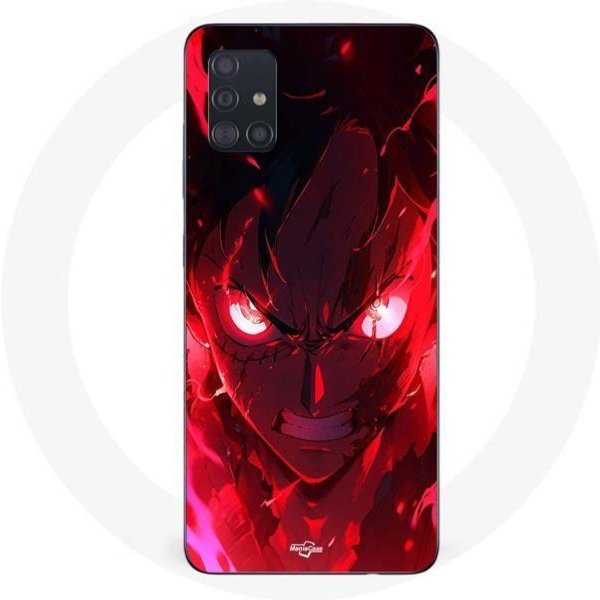 Funda Maniacase Para Samsung Galaxy A51 4G One Piece Luffy Gear Art Manga Anime-image