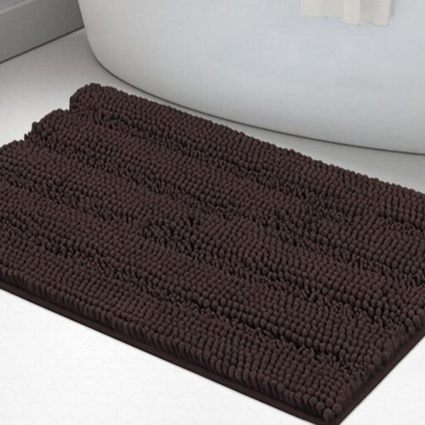 AntypośLizgowa Mata Do KąPieli Chenille ChłOnna Dywanik ŁAzienkowy DłUgi Wodoodporny Dywanik Kuchenny Wycieraczka WejśCiowa Tapis Salle De Bain 40X120Cm(17X47Inch)-image