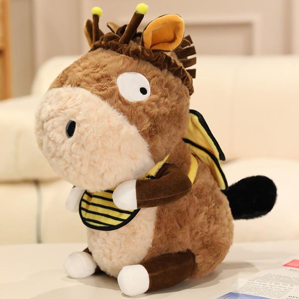 Peluche Burrito Lindo Lindo MuñEca De Trapo MuñEco Burrito Abeja Regalo De CumpleañOs MuñEco 32Cm-image