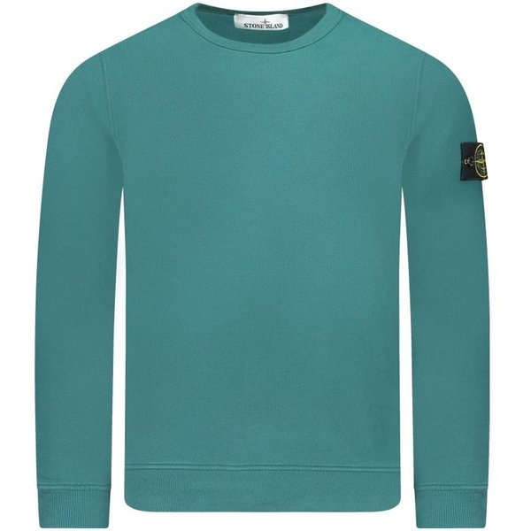Stone Island Jednolity Kolor Dopasowana Bluza Polarowa Z DłUgim RęKawem MęSka Bluza Zielona 791562420-V0057 M-image