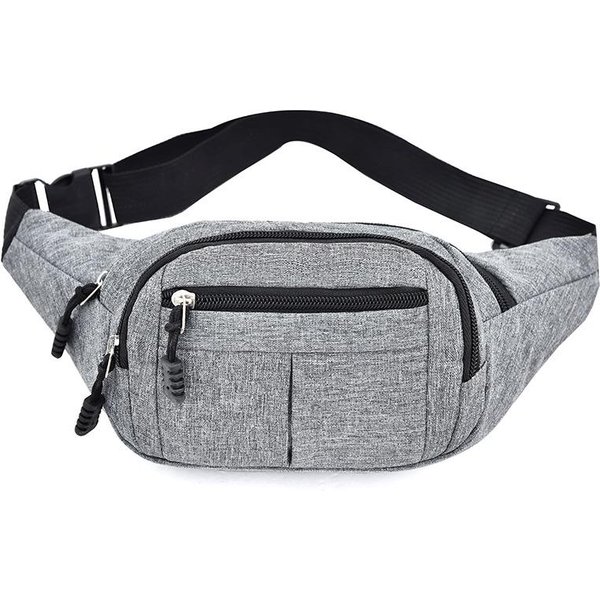 Unisex Torba Biodrowa Saszetka MęSka Torba Na Klatkę Piersiową Wodoodporna Torba Sportowa Na ZewnąTrz PłóCienna Saszetka Torba Biodrowa Saszetka Fanny Torba Crossbody Bananowa-image