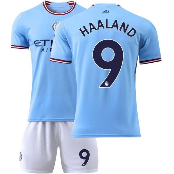 Camiseta Local Del Manchester City 2022-2023 Nº 9 24 White-image