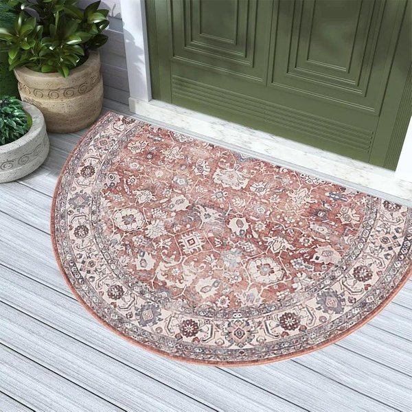 Mata Do Jogi Mandala PółKsiężYc, ŚWięTy Dywanik Do Medytacji Na PodłOgę, Dekoracja Domu I Biura W Stylu Boho, PółOkrąGłY Koc 40X60CM(1.3X2FT-image