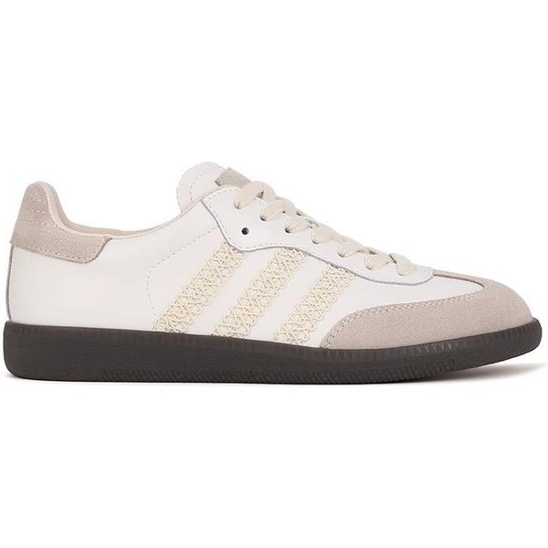 Zapatos De Entrenamiento Alemanes Retro Plateados De Cuero Zapatos De Mujer Primavera Y Verano Nuevos Zapatos De Plataforma Plana Zapatos Deportivos Casuales Zapatos Blancos 35 White-image