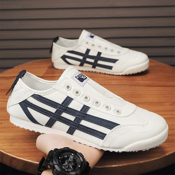 MęSkie Buty Sportowe PłAskie Codzienne SkóRzane Buty Buty Dla Pary Forrest Gump Sznurowane Deskorolkowe Niskie Trampki Obuwie Treningowe 39 Brown-image