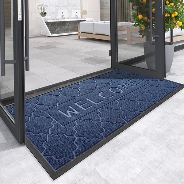 Felpudo NóRdico Moderno Y Sencillo Para Entrada, Antideslizante, Resistente Al Desgaste, FáCil De Limpiar, Para El Hogar, Para Puerta De Entrada 90*150Cm-image
