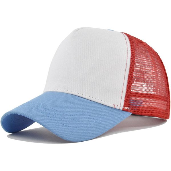 Niestandardowa Czapka Trucker Logo BawełNiana Siatka OddychająCa Czapka Baseballowa Damska MęSka Letnia Daszek Siatkowa Czapka 5 Paneli Czapka Trucker Gray-image