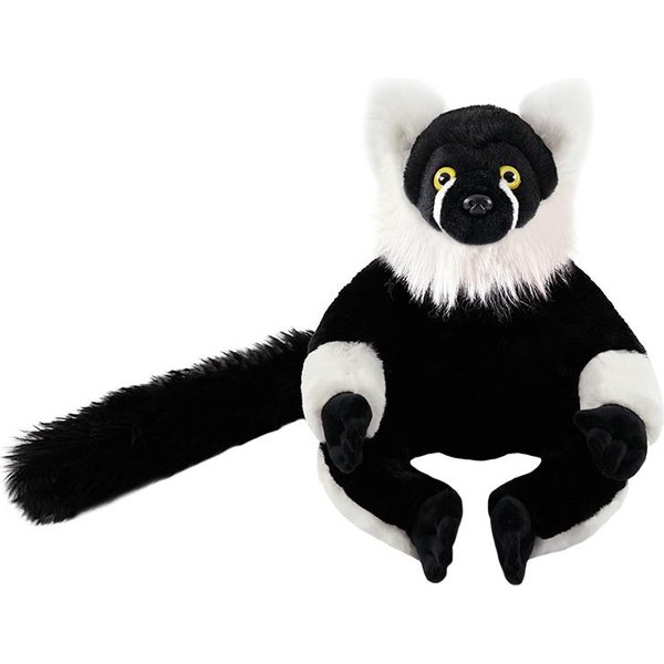 MuñEco LéMur De Peluche Juguete De Peluche Animal Salvaje Relleno Cola Larga Peluche CompañEro Regalo Calmante 25Cm-image