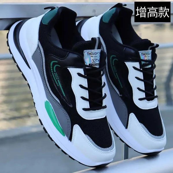 Zapatillas De Deporte Casuales De Retazos Para Hombre, Zapatos De Malla Transpirables Para Hombres, Zapatillas De Tenis Para Correr Al Aire Libre, Zapatillas De Deporte Masculinas Antideslizantes Con Cordones CáLidos 39 White-image