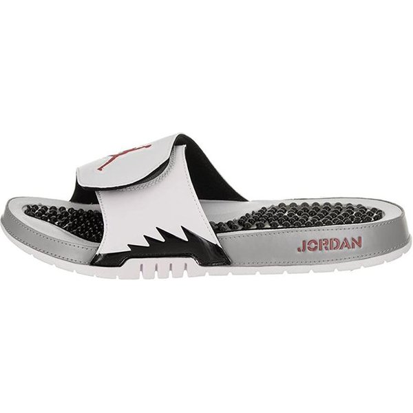 Klapki Air Jordan Hydro 5 'White Red Silver' 555501-112 42.5 Black-image