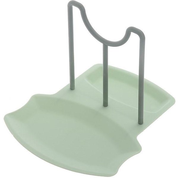 Organizador De Cocina, Estante De Almacenamiento Para Tapas De Ollas, Encimera, Soporte Para Cucharas Sin Perforaciones, Estantes De Cocina Para El Hogar, Accesorios, Herramientas Verde-image