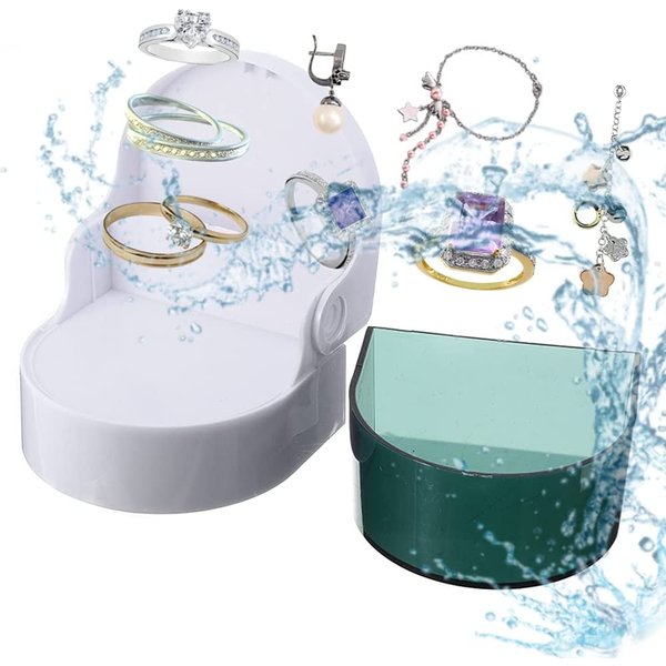 Limpiador UltrasóNico InaláMbrico Para Dentaduras Postizas, Protectores Bucales Dentales, JoyeríA-image