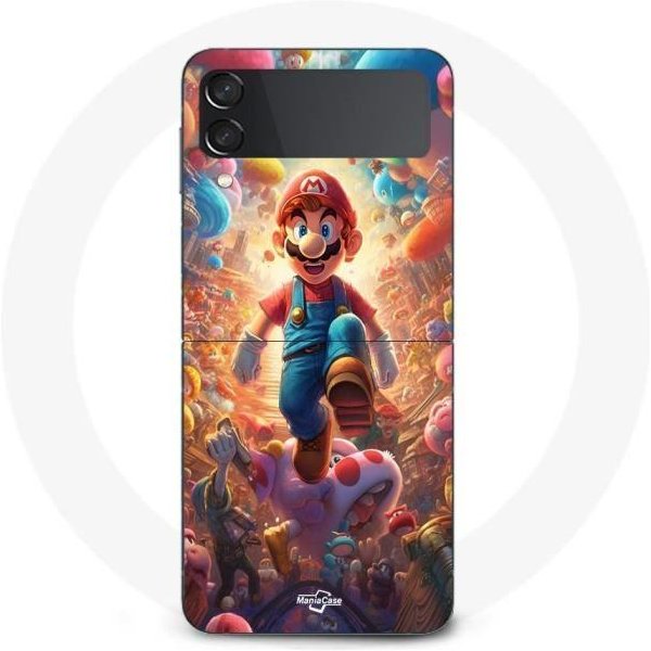 Funda Para Samsung Galaxy Z Flip4 De Super Mario Bros. La PelíCula-image