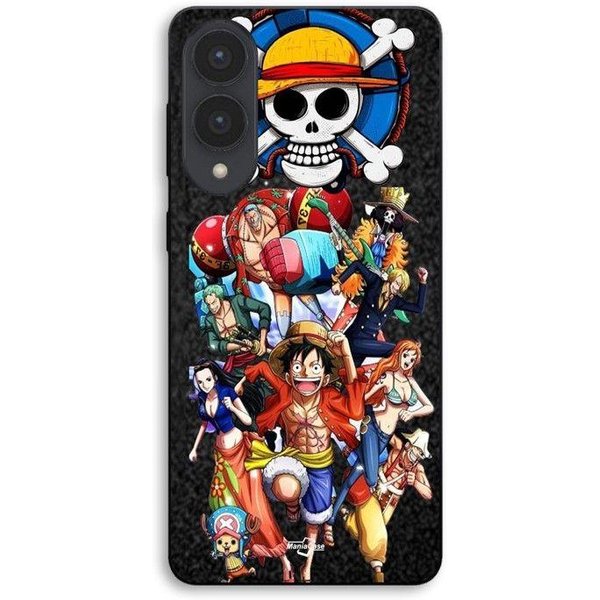 Coque Pour Samsung Galaxy S25 Edge One Piece Monkey Luffy éQuipage Anime Manga Maniacase Czarny-image