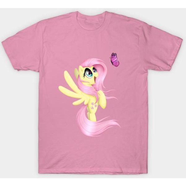 T Shirt Damski Fluttershy Harajuku Print Kawaii Tshirt Letnia Koszulka Damska Z KróTkim RęKawem Top Tee 2XL Beige-image