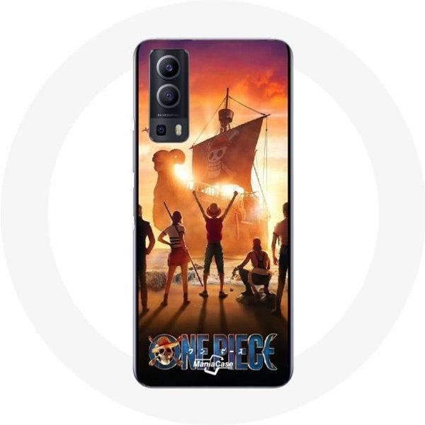 Funda - Maniacase - Vivo Y72 - Flexible - Negro - PóSter One Piece Tripulaciones Arte-image