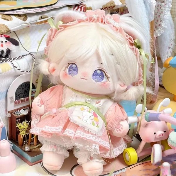 20Cm Kawaii Idol Doll Anime Pluszowe Lalki Gwiazdkowe Wypchane Dostosowywanie Figurki Zabawki BawełNiane Pluszowe Zabawki Dla FanóW Kolekcja PrezentóW Skeletonless-image