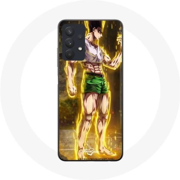 Funda - Maniacase - Samsung Galaxy A32 5G - Gon Freecss - Silicona - Flexible Negro-image