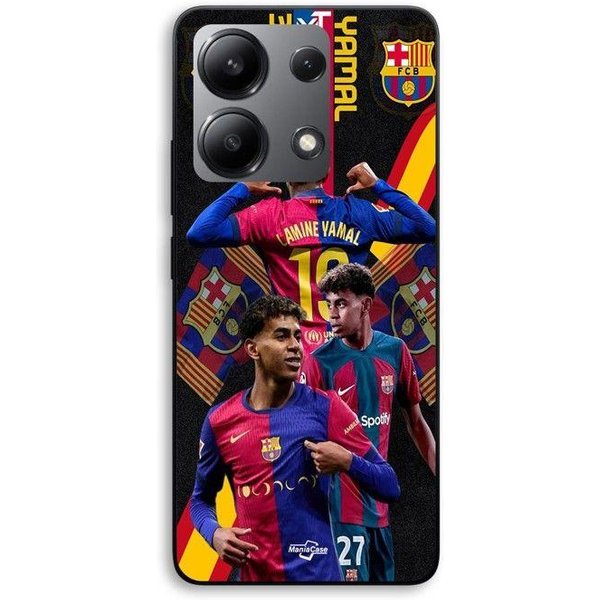 Etui Dla Xiaomi Redmi Note 13 4G Lamine Yamal Fc Barcelona Tapeta Maniacase Czarny-image