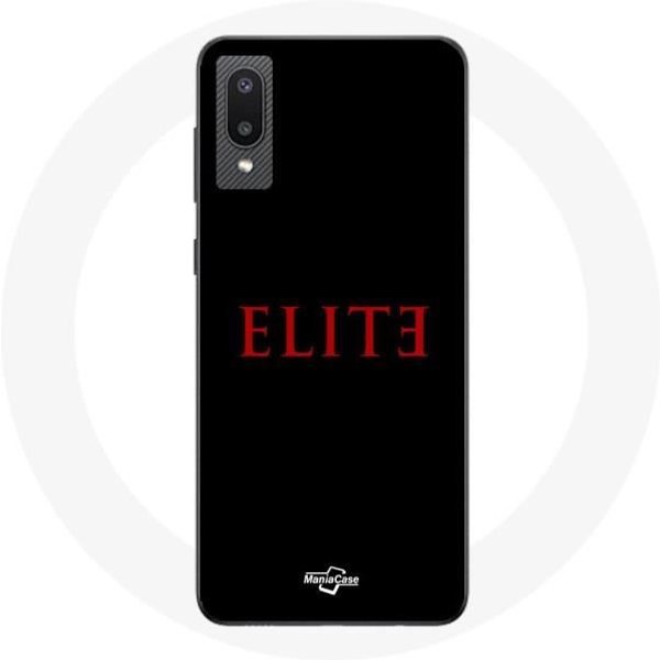 Funda Para Samsung Galaxy A02 Elite Temporada 5 Logo Rojo Fondo Negro-image