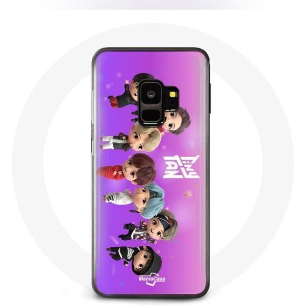 Funda Para Samsung Galaxy S9 Plus BTS Tinytan AnimacióN PóSter RM Jin Suga J-Hope Jimin Jungkook Y V Mic Drop Baile-image