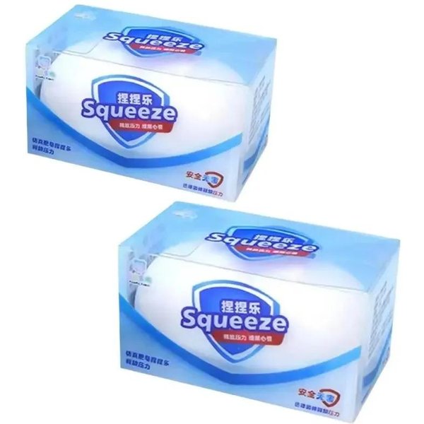 PiłKa Mydlana Squishy MydłO OdstresowująCa Zabawka Fidget ChrupiąCe Zabawki Do ŚCiskania Bloki WypełNione Asmr Anty-Stresowe Zabawki Sensoryczne Dla DorosłYch White-image
