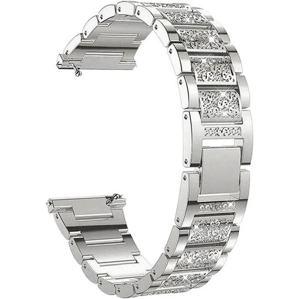 Diamentowy Pasek I Etui Do Redmi Watch 5 Active Redmi Watch 3 Active/3 Lite Pasek Do Zegarka Ze Stali Nierdzewnej Redmi Watch 3 Lite Srebro-image